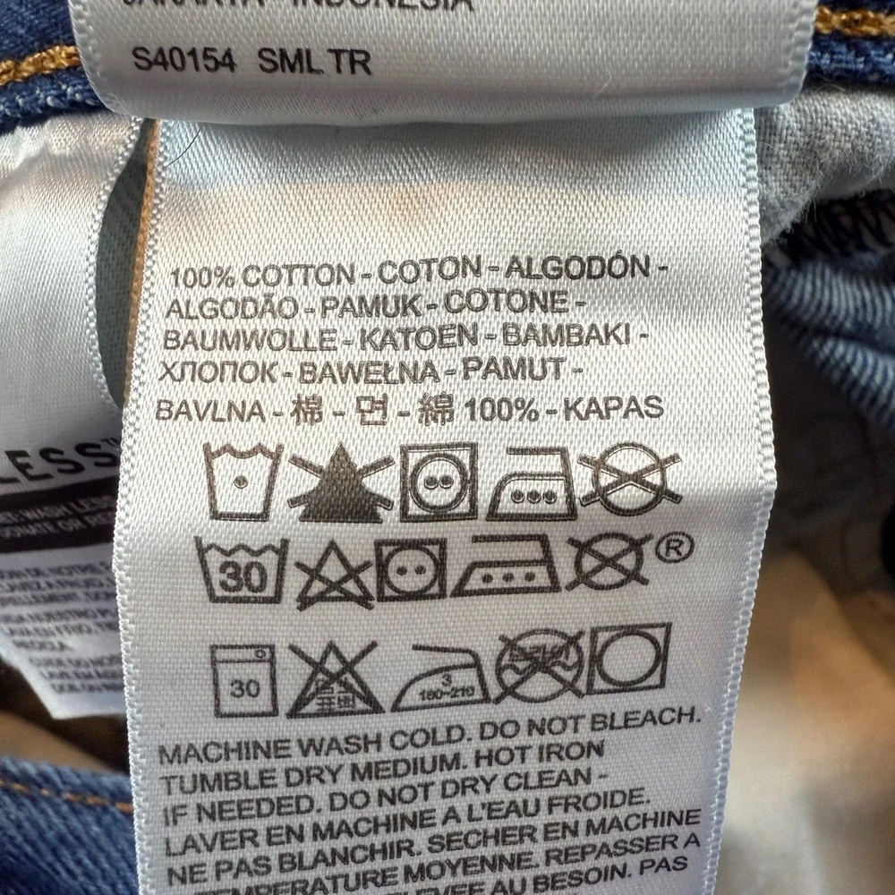 Levi's 501 Men's Jeans Straight Leg Size 34X34‎ Dark Wash 5 Button Fly